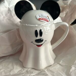 Disney Mickey Mouse Ghost Mug with Topper